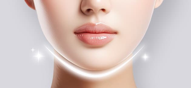 余白のないスッキリした小顔 イメージ