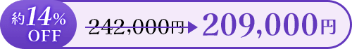 約14％OFF 242,000円 ≫ 209,000円